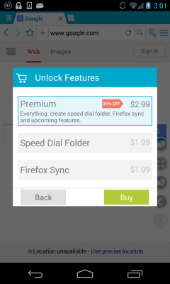 Capture d'écran de l'application Boat Browser pour tablettes - #6