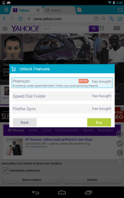 Capture d'écran de l'application Boat Browser pour tablettes - #16