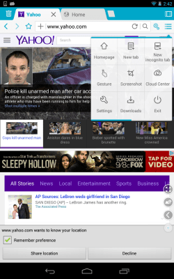 Capture d'écran de l'application Boat Browser pour tablettes - #17