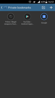 Capture d'écran de l'application Private Bookmarks for Next Browser - #3