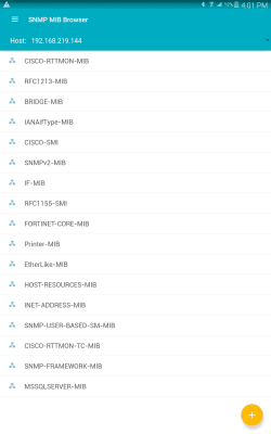 Capture d'écran de l'application SNMP MIB Browser - #9