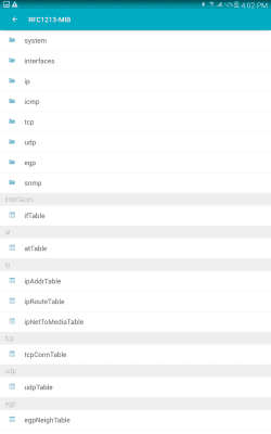 Capture d'écran de l'application SNMP MIB Browser - #10