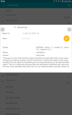 Capture d'écran de l'application SNMP MIB Browser - #12