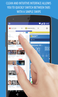 Capture d'écran de l'application Frost Incognito Browser - #4