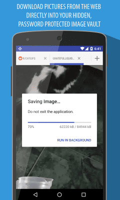 Capture d'écran de l'application Frost Incognito Browser - #6