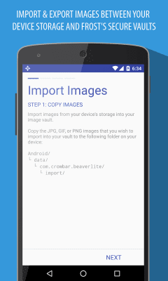 Capture d'écran de l'application Frost Incognito Browser - #8