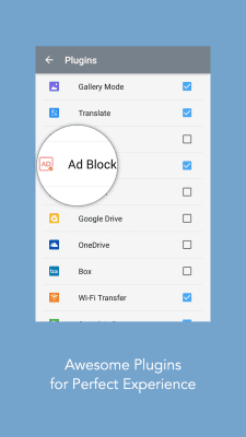 Capture d'écran de l'application Mercury Browser for Android - #7