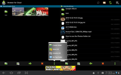 Capture d'écran de l'application Browser for Cloud - #3
