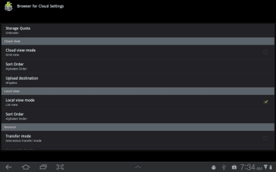 Capture d'écran de l'application Browser for Cloud - #4
