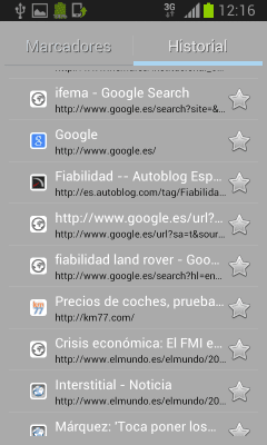 Capture d'écran de l'application iNav - Internet browser - #4