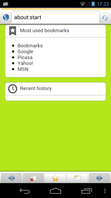 Capture d'écran de l'application WebFing - Web Browser - #3