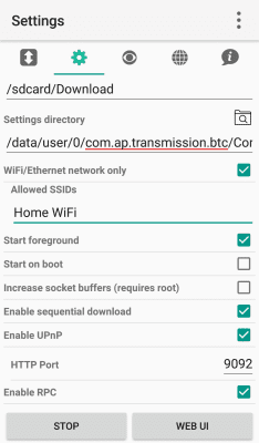 Capture d'écran de l'application Transmission BTC - Torrent Downloader - #4