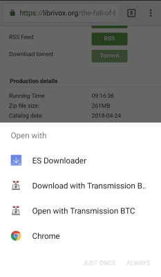 Capture d'écran de l'application Transmission BTC - Torrent Downloader - #8