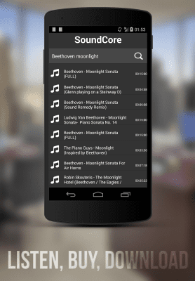 Capture d'écran de l'application MP3 Download - #1