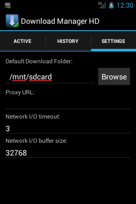 Capture d'écran de l'application Download Manager HD - #5