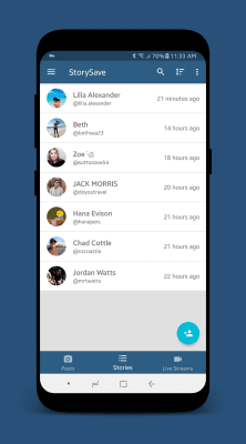 Capture d'écran de l'application StorySave - #2