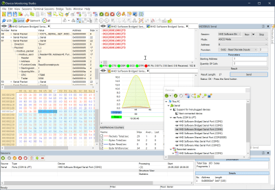 Capture d'écran de l'application Serial Monitor Device Monitoring Studio 5.22.00.1627 - #1