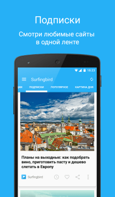 Capture d'écran de l'application Surfingbird - #5