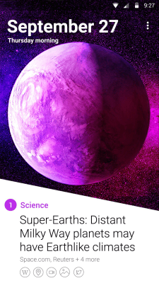 Capture d'écran de l'application Yahoo News Digest - #1