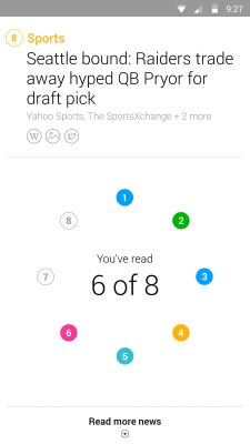 Capture d'écran de l'application Yahoo News Digest - #3