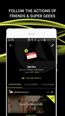 Capture d'écran de l'application Appy Geek - Actualités technologiques - #3