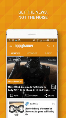 Capture d'écran de l'application Appy Gamer – Games news - #4