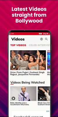 Capture d'écran de l'application Bollywood Hungama - #3