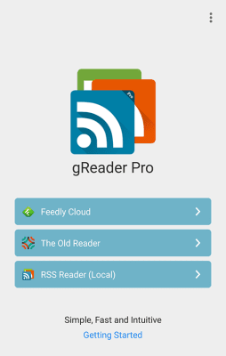 Capture d'écran de l'application gReader | Feedly | News |  RSS - #1