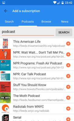 Capture d'écran de l'application gReader | Feedly | News |  RSS - #6