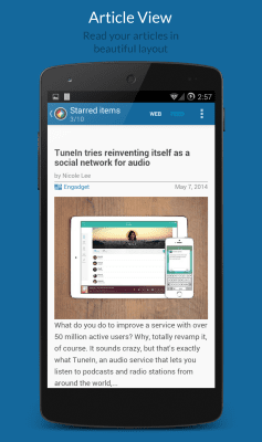 Capture d'écran de l'application News+ | Google News RSS Reader - #4