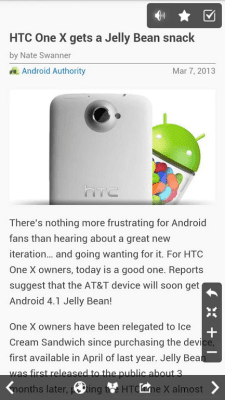Capture d'écran de l'application FeedBin | News+ - #5
