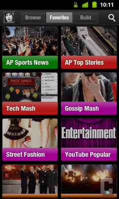 Capture d'écran de l'application ChannelCaster: Social News - #1