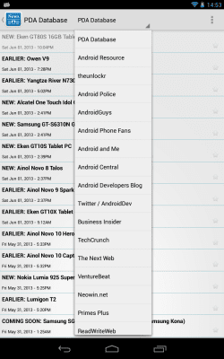 Capture d'écran de l'application Android News - #5