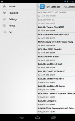 Capture d'écran de l'application Android News - #6