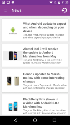 Capture d'écran de l'application Latest Technology News - #5