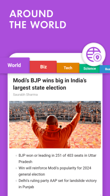 Capture d'écran de l'application SmartNews - #6