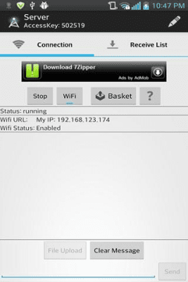 Capture d'écran de l'application Transporter (WiFi File Share) - #2