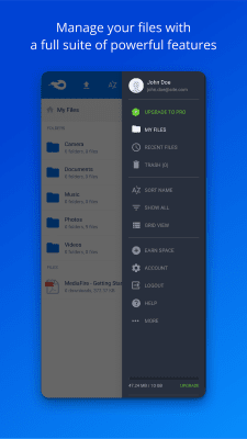 Capture d'écran de l'application MediaFire - #5