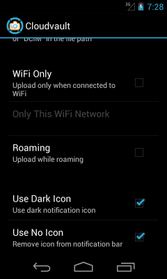 Capture d'écran de l'application CloudVault Photo Uploader - #4