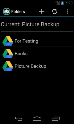 Capture d'écran de l'application CloudVault Photo Uploader - #5