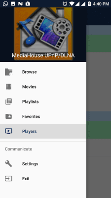 Capture d'écran de l'application MediaHouse UPnP/DLNA Browser - #2