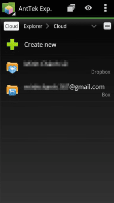 Capture d'écran de l'application Cloud Client - #3