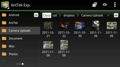 Capture d'écran de l'application Cloud Client - #4
