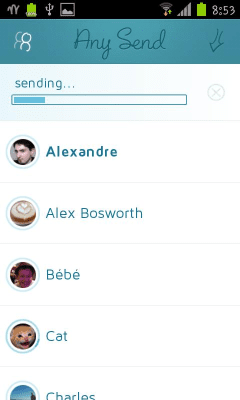 Capture d'écran de l'application Any Send - #1