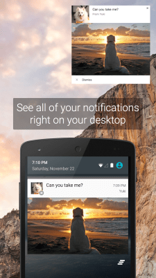 Capture d'écran de l'application Pushbullet - #3