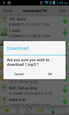 Capture d'écran de l'application My WebDAV(WebDAV Client) - #5