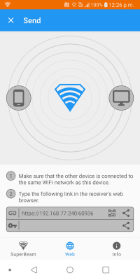 Capture d'écran de l'application SuperBeam | WiFi Direct Share - #5