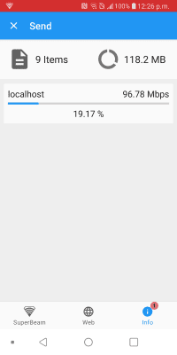 Capture d'écran de l'application SuperBeam | WiFi Direct Share - #6
