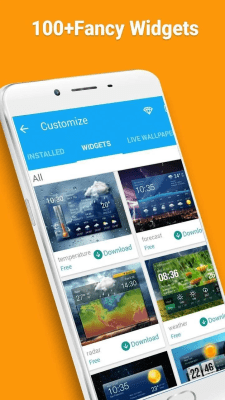 Capture d'écran de l'application Météo ambrée - #5