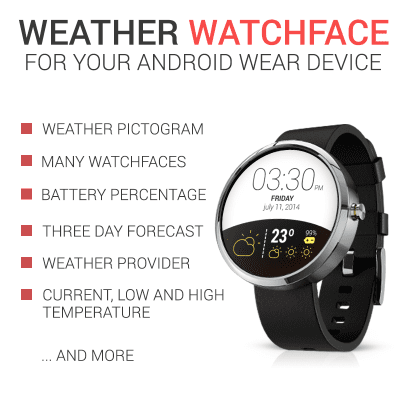 Capture d'écran de l'application Weather Wear Watch Face - #1